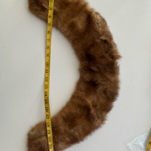 Brown Fur Collar